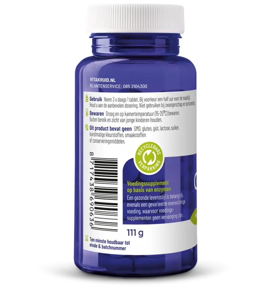 Vitakruid Glutazyme 90 tabletten (afbeelding 2)