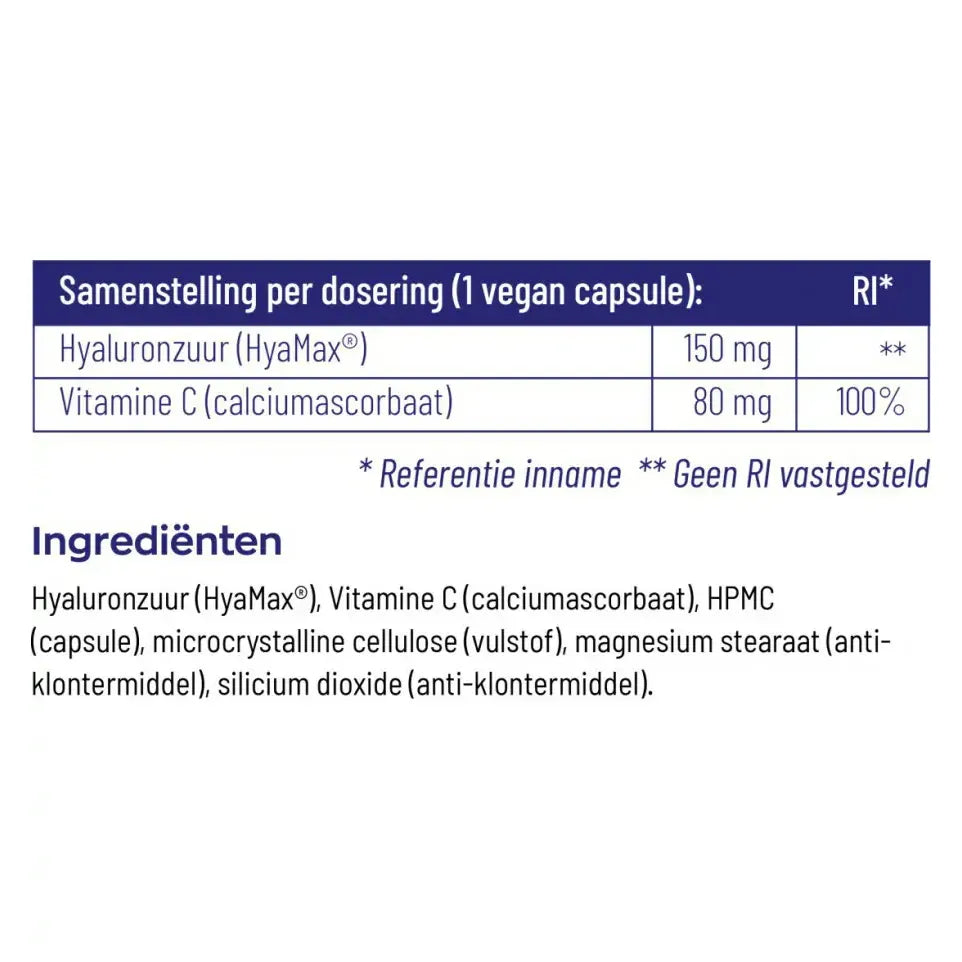 Vitakruid Hyaluronzuur 60 vcaps