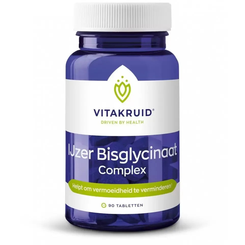 Vitakruid IJzer Bisglycinaat complex 90 tabletten