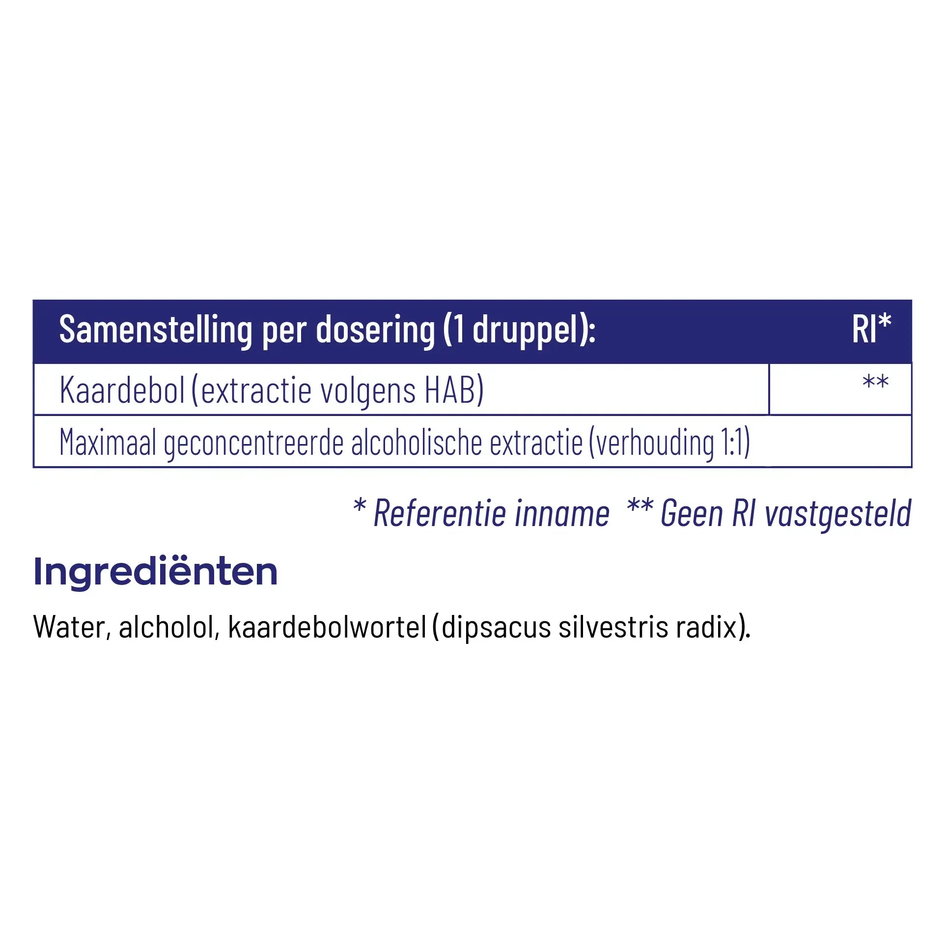 Vitakruid Kaardebol tinctuur 50 ml (afbeelding 4)