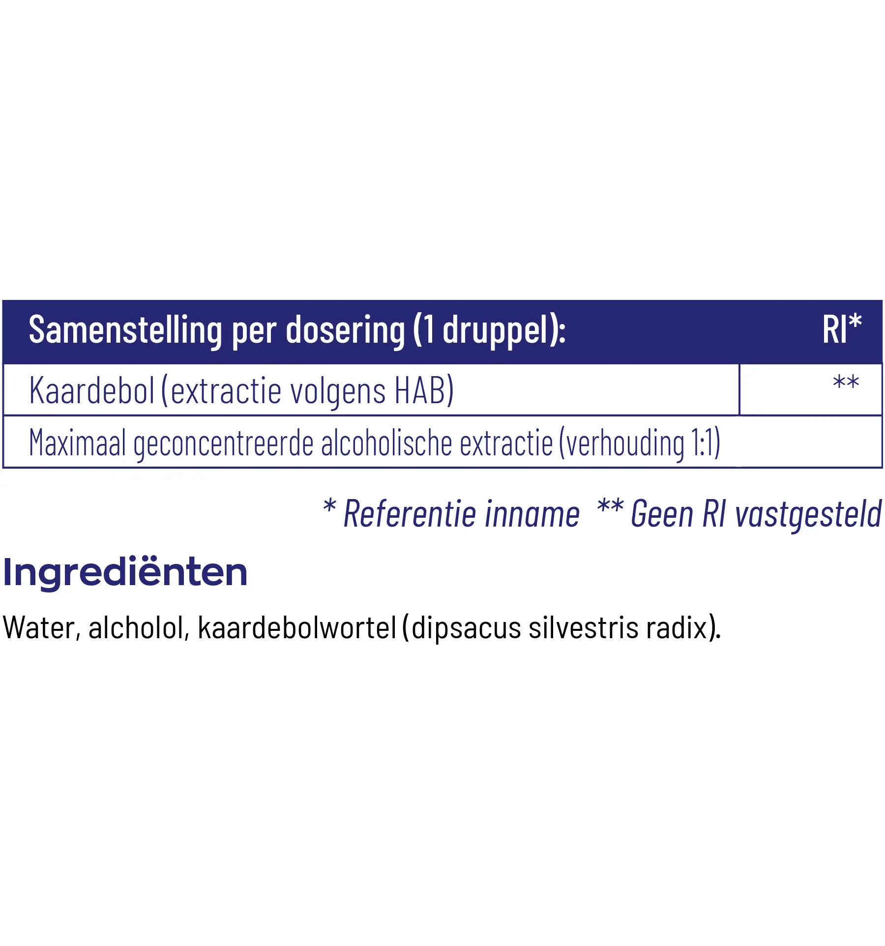 Vitakruid Kaardebol tinctuur 50 ml (afbeelding 4)