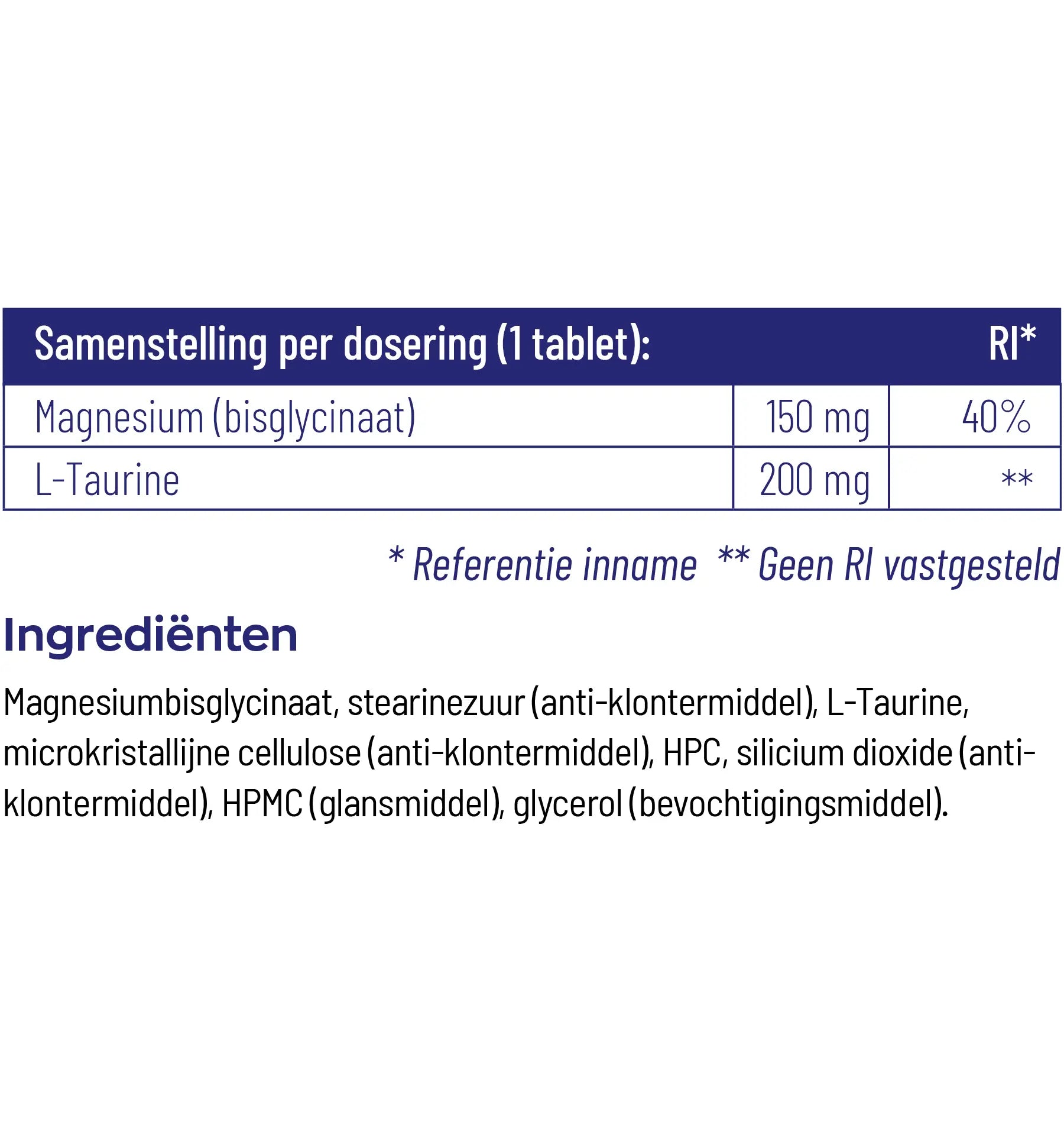Vitakruid Magnesium 150 bisglycinaat 90 tabletten (afbeelding 4)