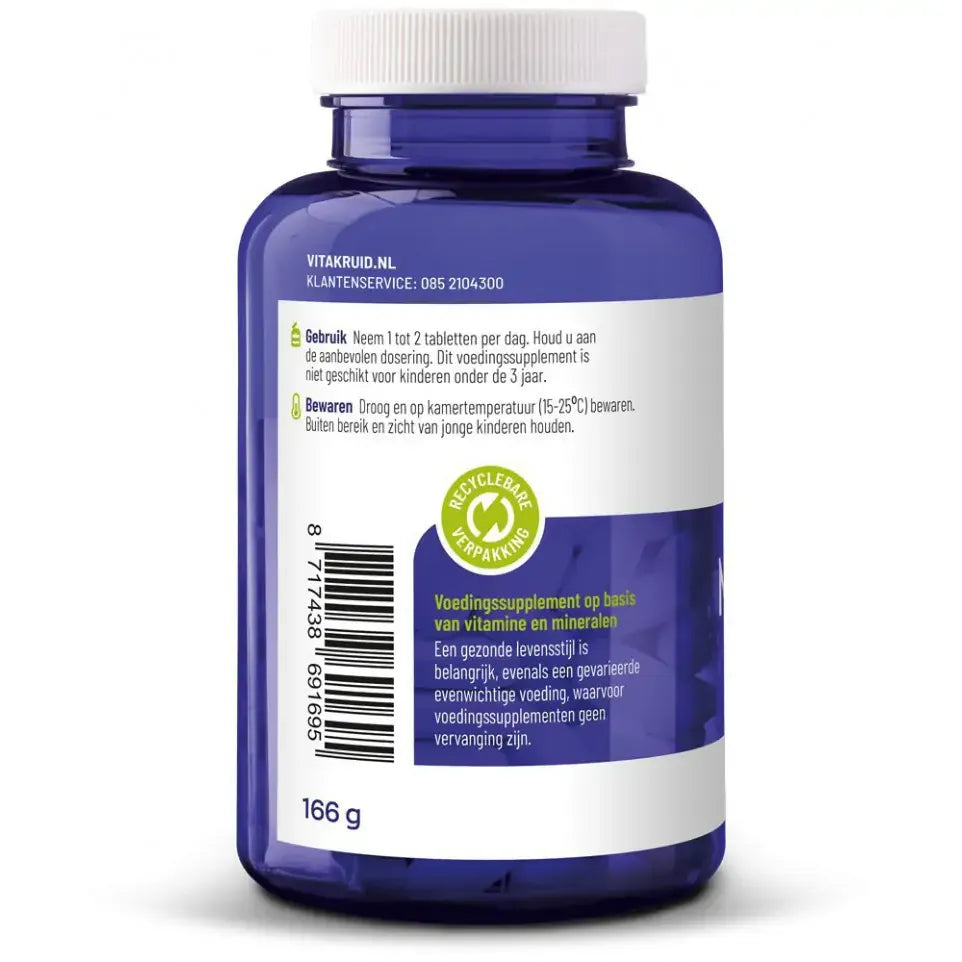Vitakruid Magnesium 150 malaat 90 tabletten (afbeelding 2)