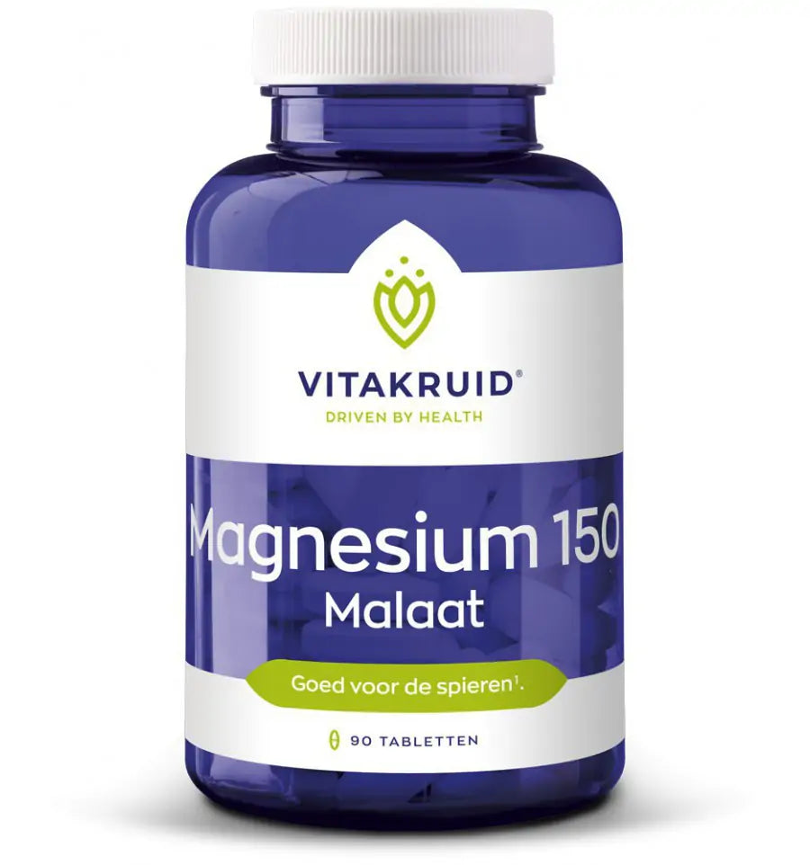 Vitakruid Magnesium 150 malaat 90 tabletten (afbeelding 1)