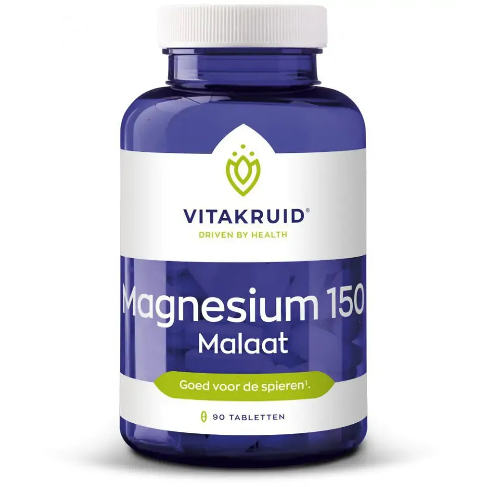 Vitakruid Magnesium 150 malaat 90 tabletten (afbeelding 1)