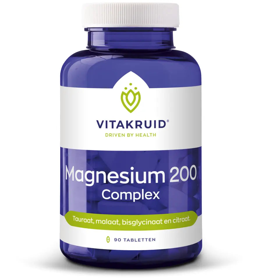 Vitakruid Magnesium 200 complex 90 tabletten (afbeelding 1)