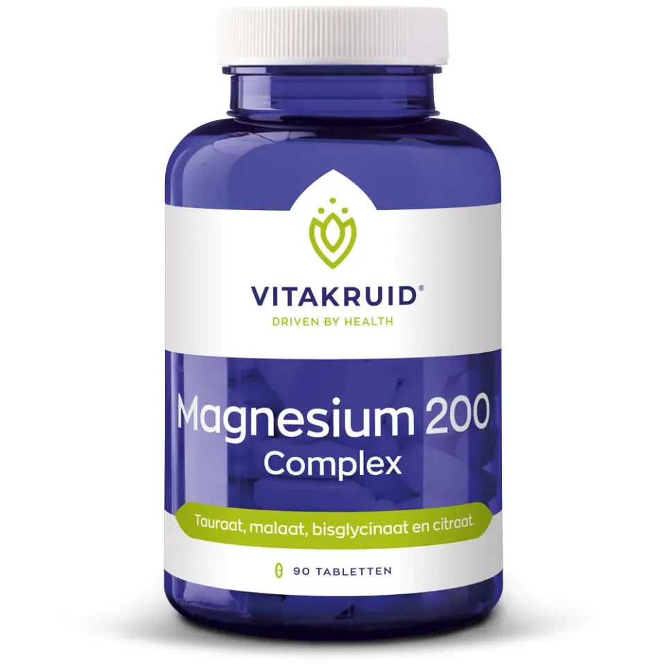 Vitakruid Magnesium 200 complex 90 tabletten (afbeelding 1)