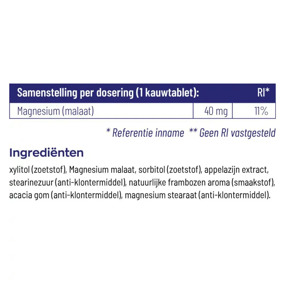 Vitakruid Magnesium Junior 90 kauwtabletten