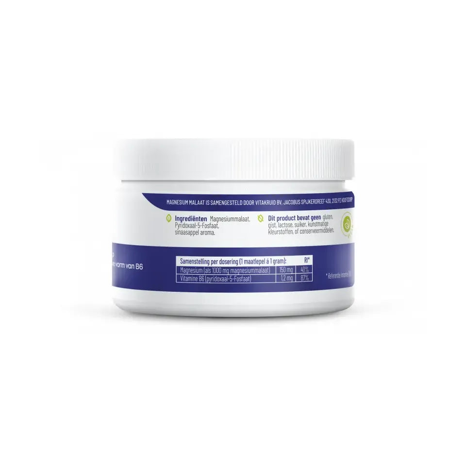 Vitakruid Magnesium Malaat met P-5-P 120 gram