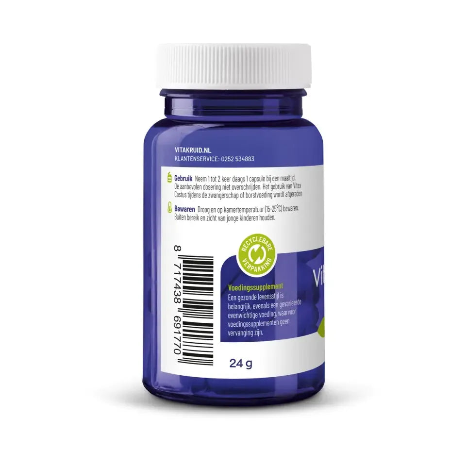 Vitakruid Monnikspeper 200 mg 60 vcaps