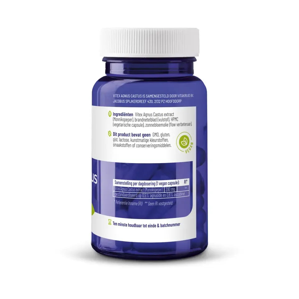 Vitakruid Monnikspeper 200 mg 60 vcaps
