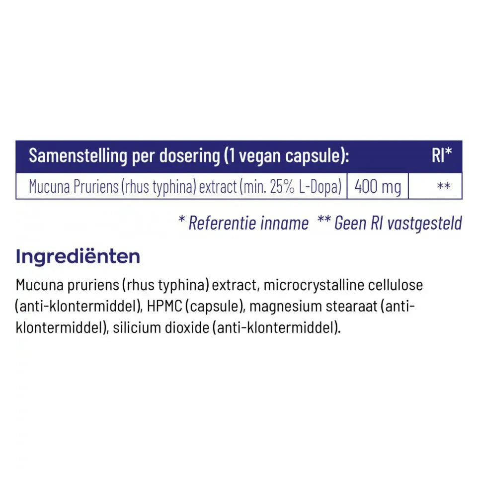 Vitakruid Mucuna Pruriens 60 vcaps
