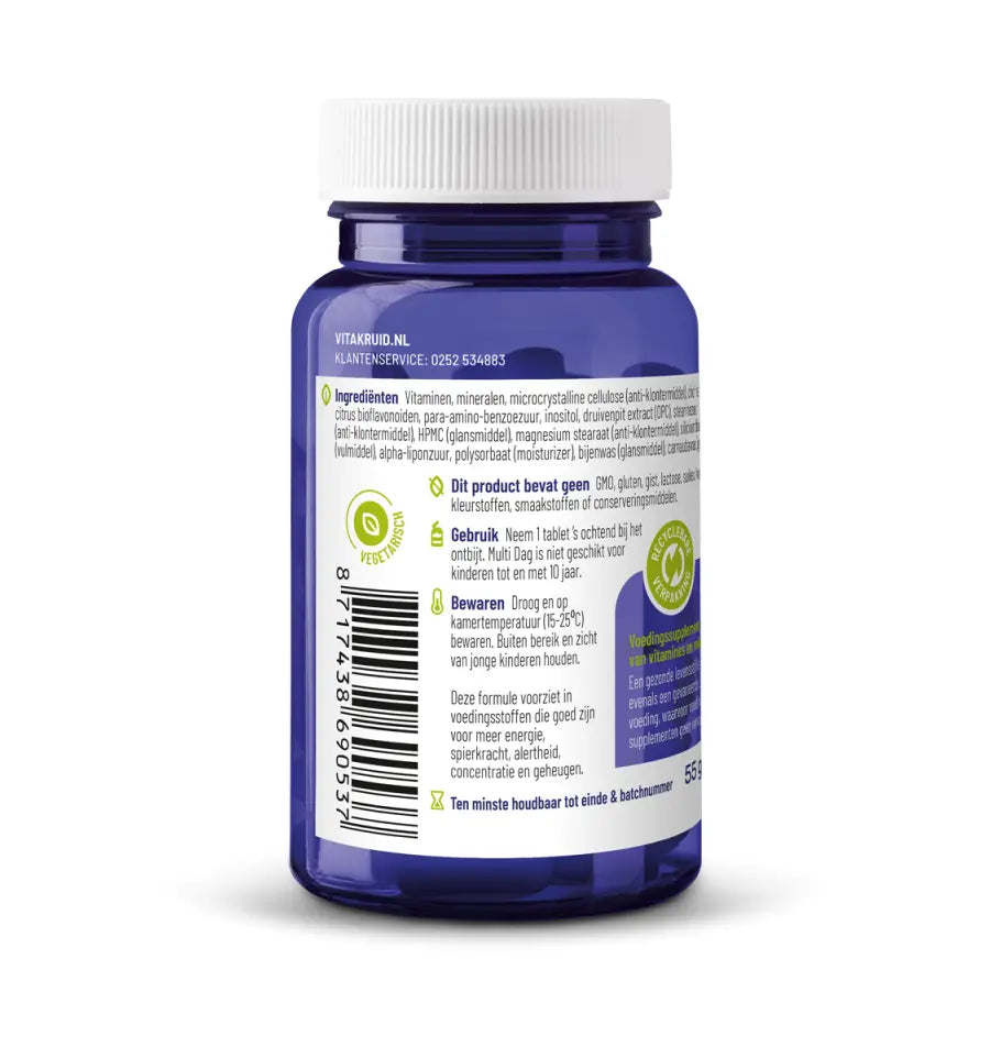 Vitakruid Multi dag 30 tabletten (afbeelding 2)
