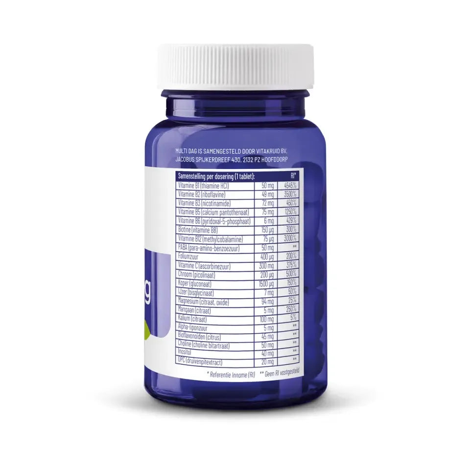 Vitakruid Multi dag 30 tabletten (afbeelding 3)