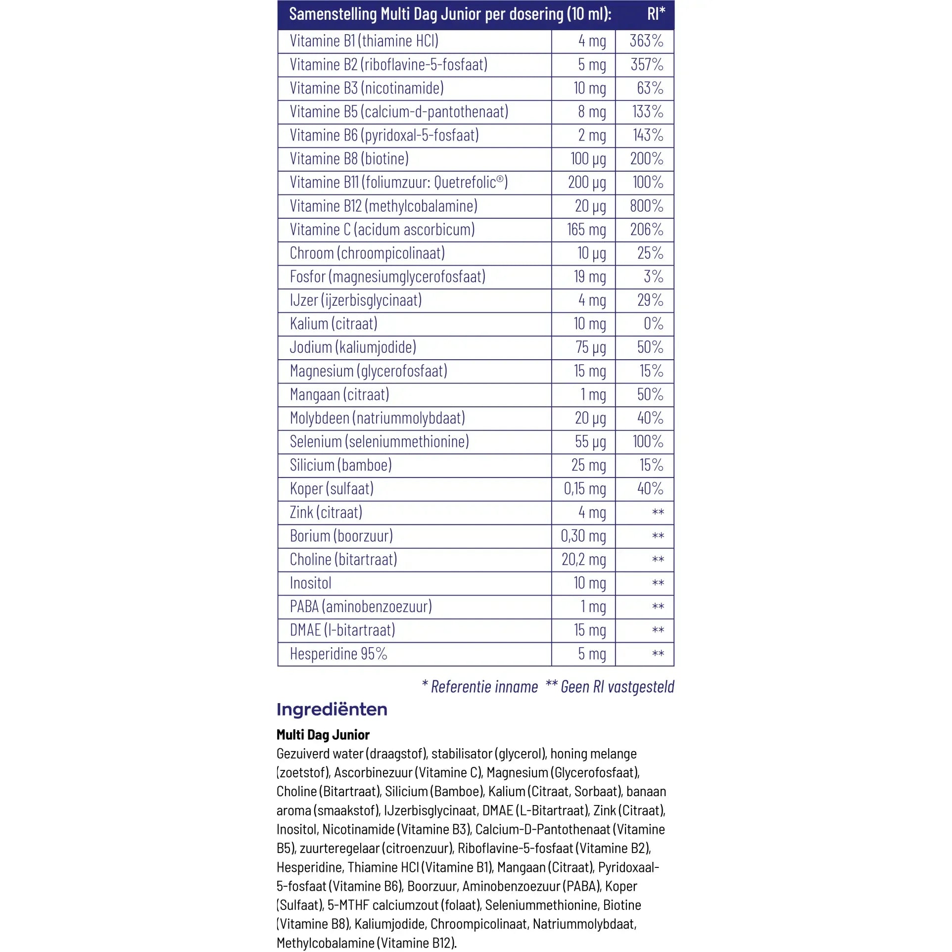 Vitakruid Multi dag junior 300 ml