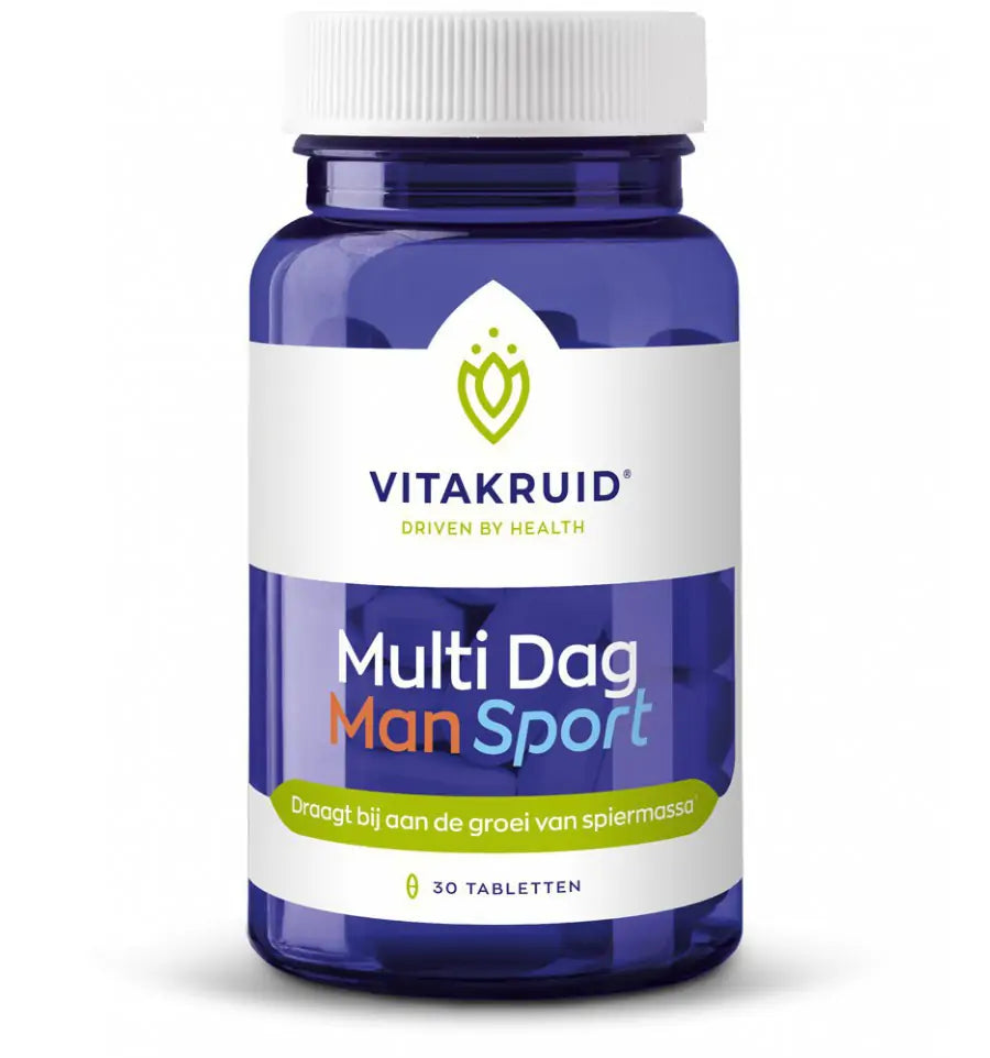 Vitakruid Multi dag man sport 30 tabletten (afbeelding 1)