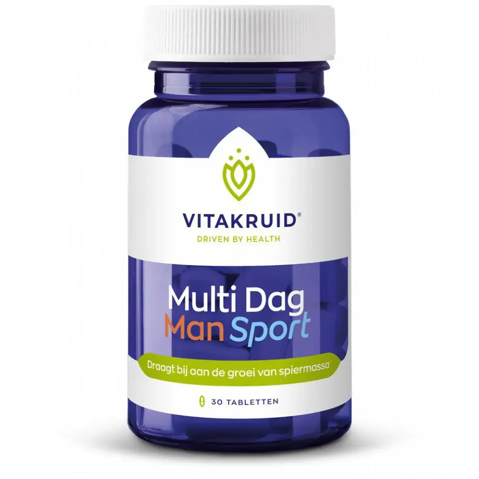 Vitakruid Multi dag man sport 30 tabletten (afbeelding 1)