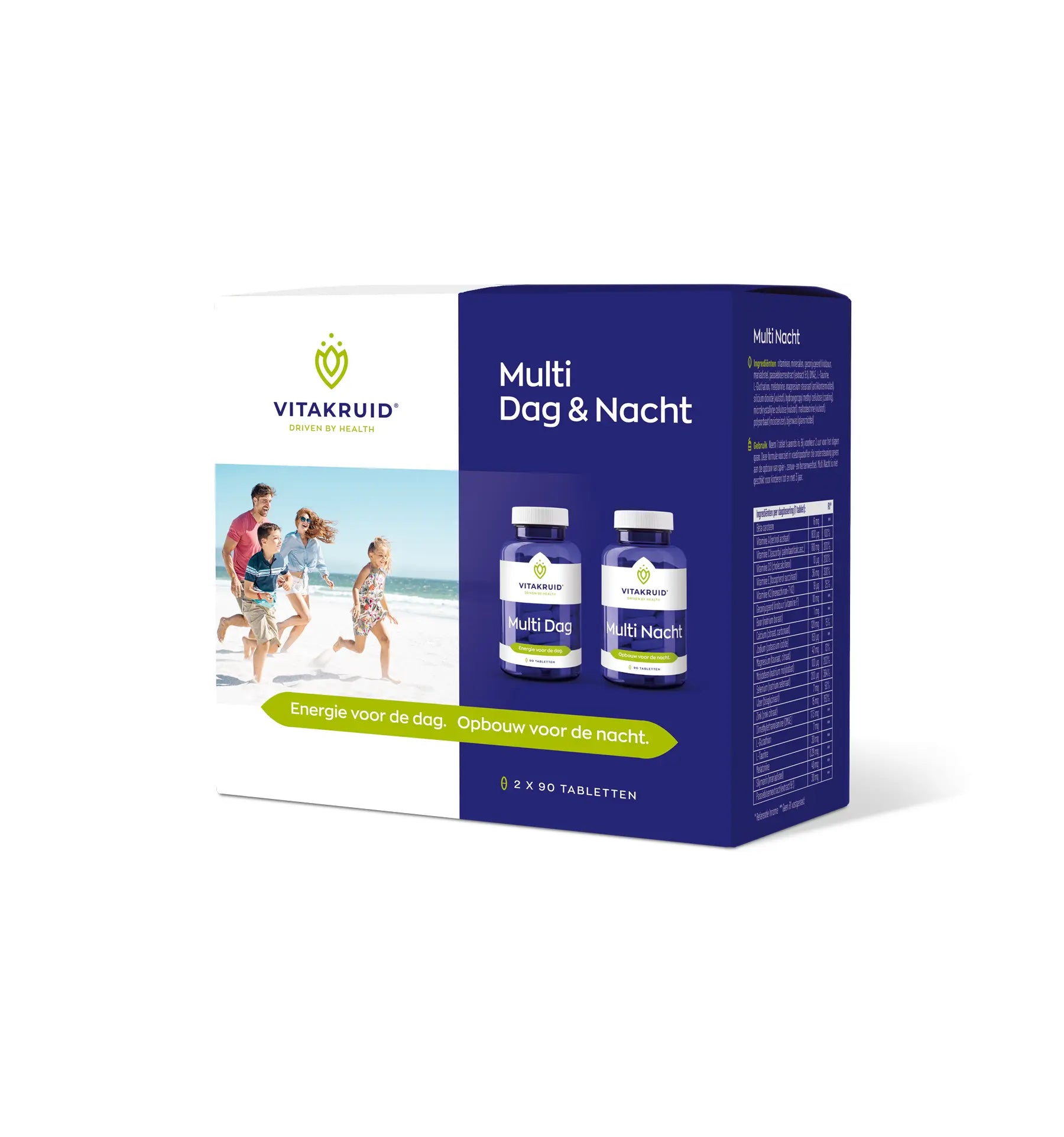 Vitakruid Multi Dag & Nacht Regulier 2 x 90 180 tabletten