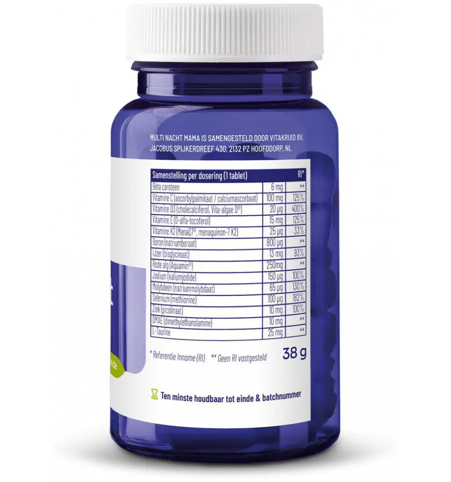 Vitakruid Multi dag & nacht mama 2 x 30 60 tabletten (afbeelding 7)