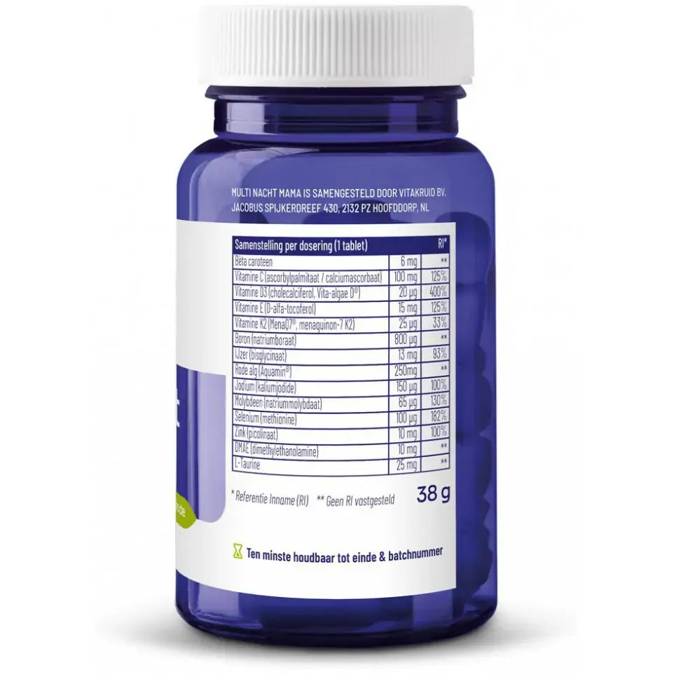 Vitakruid Multi dag & nacht mama 2 x 30 60 tabletten (afbeelding 7)