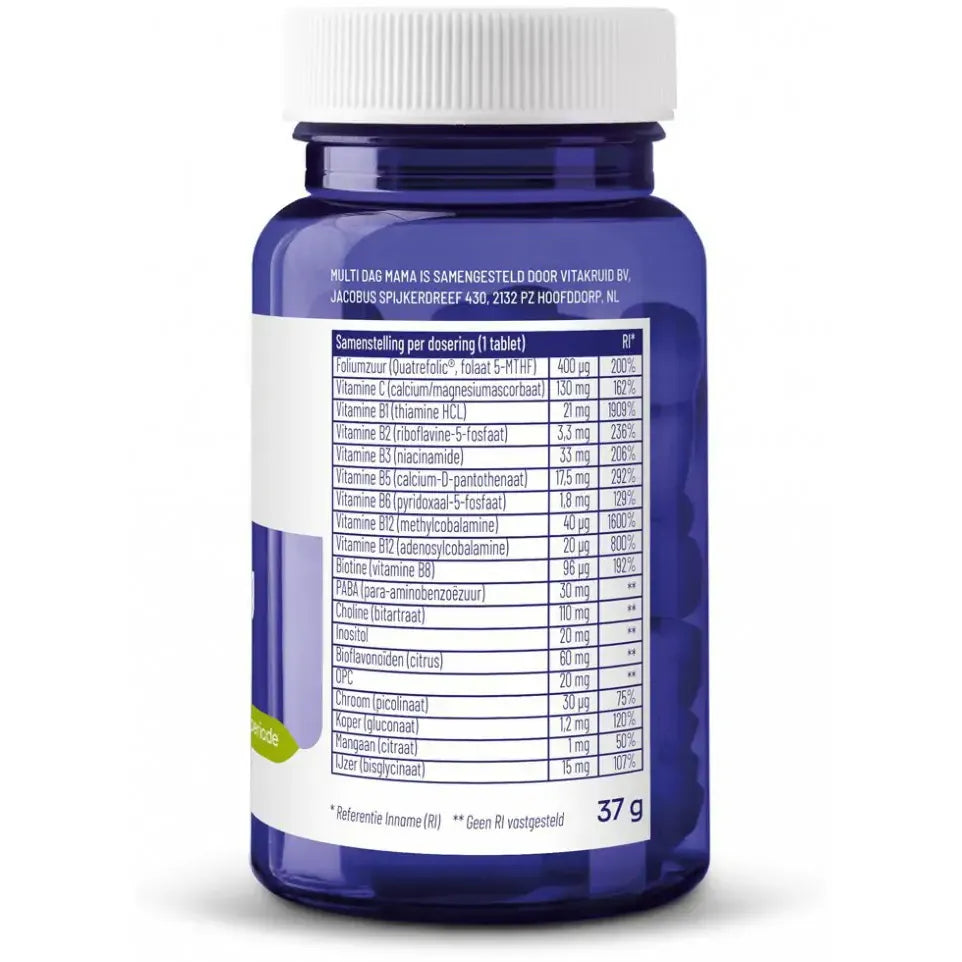 Vitakruid Multi dag & nacht mama 2 x 30 60 tabletten (afbeelding 4)