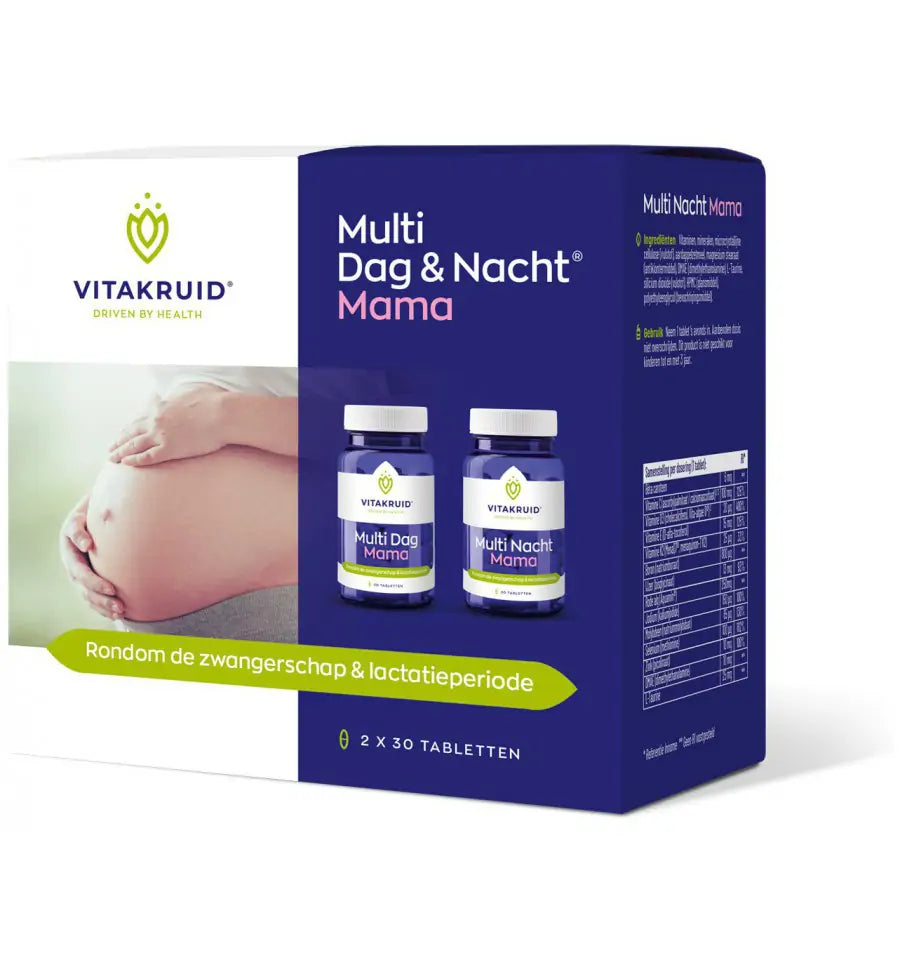Vitakruid Multi dag & nacht mama 2 x 30 60 tabletten (afbeelding 1)