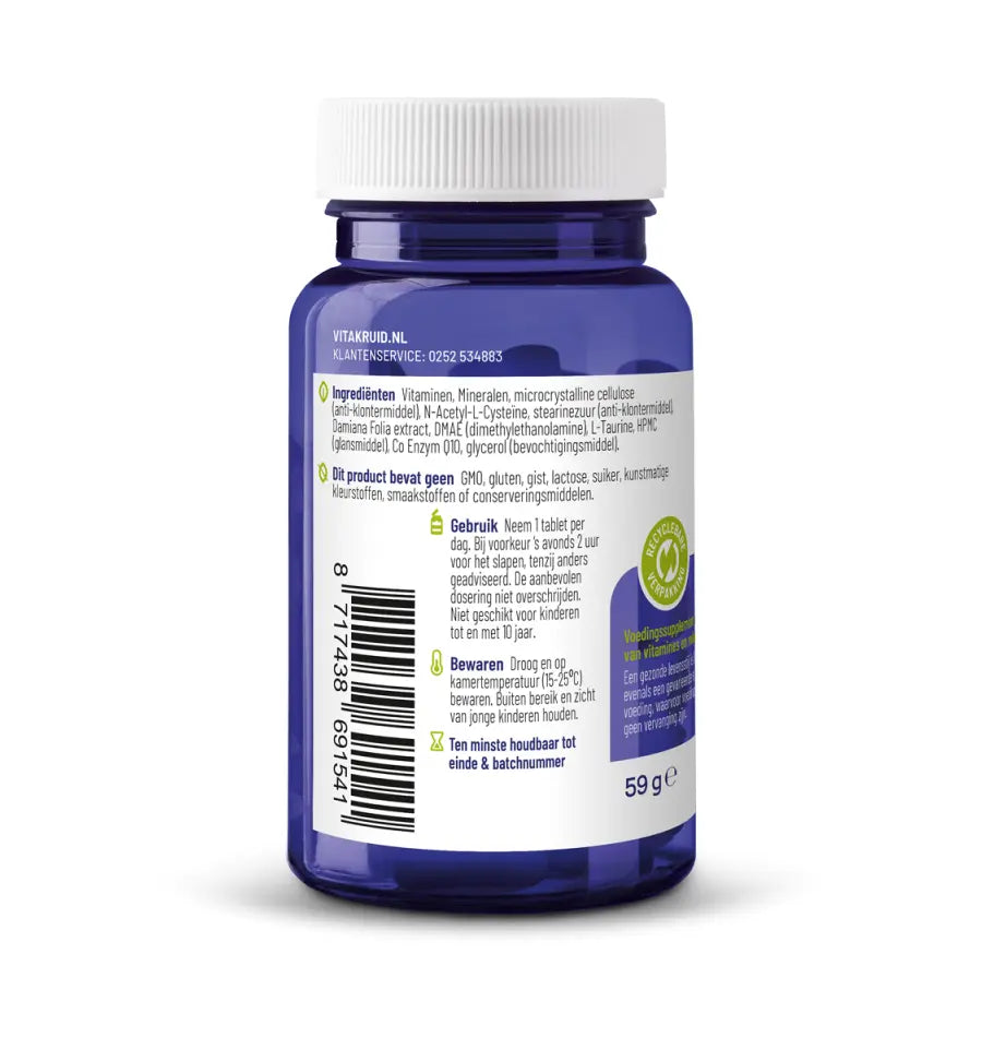 Vitakruid Multi Dag & Nacht Man 2 x 30 60 tabletten (afbeelding 8)