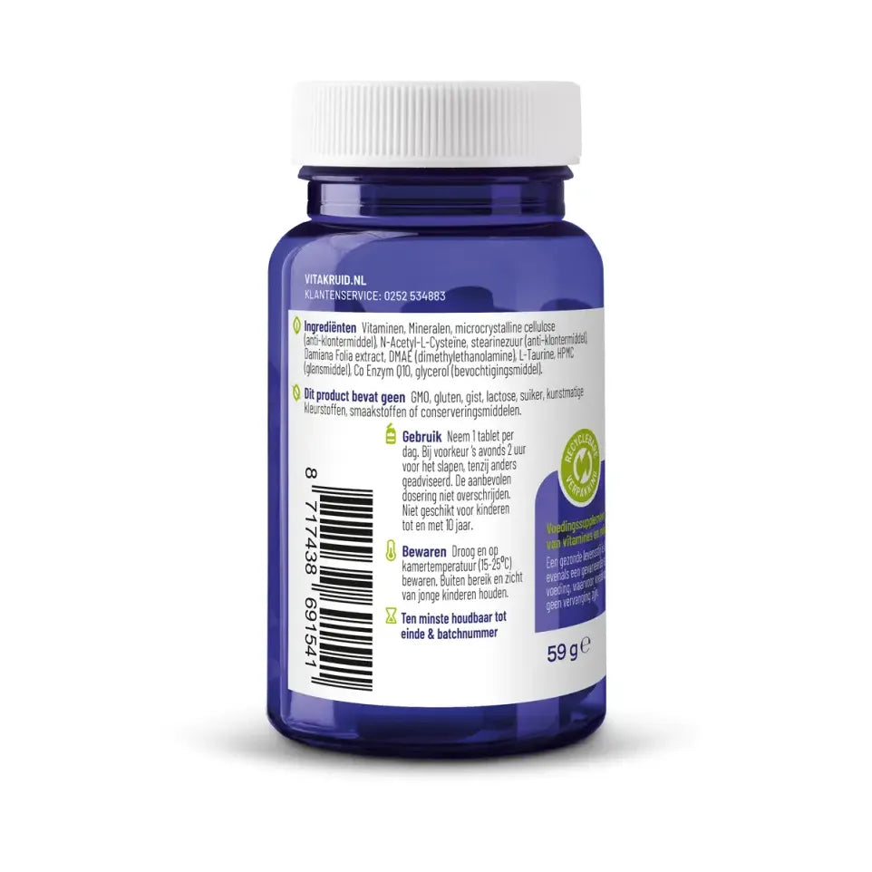 Vitakruid Multi Dag & Nacht Man 2 x 30 60 tabletten (afbeelding 8)