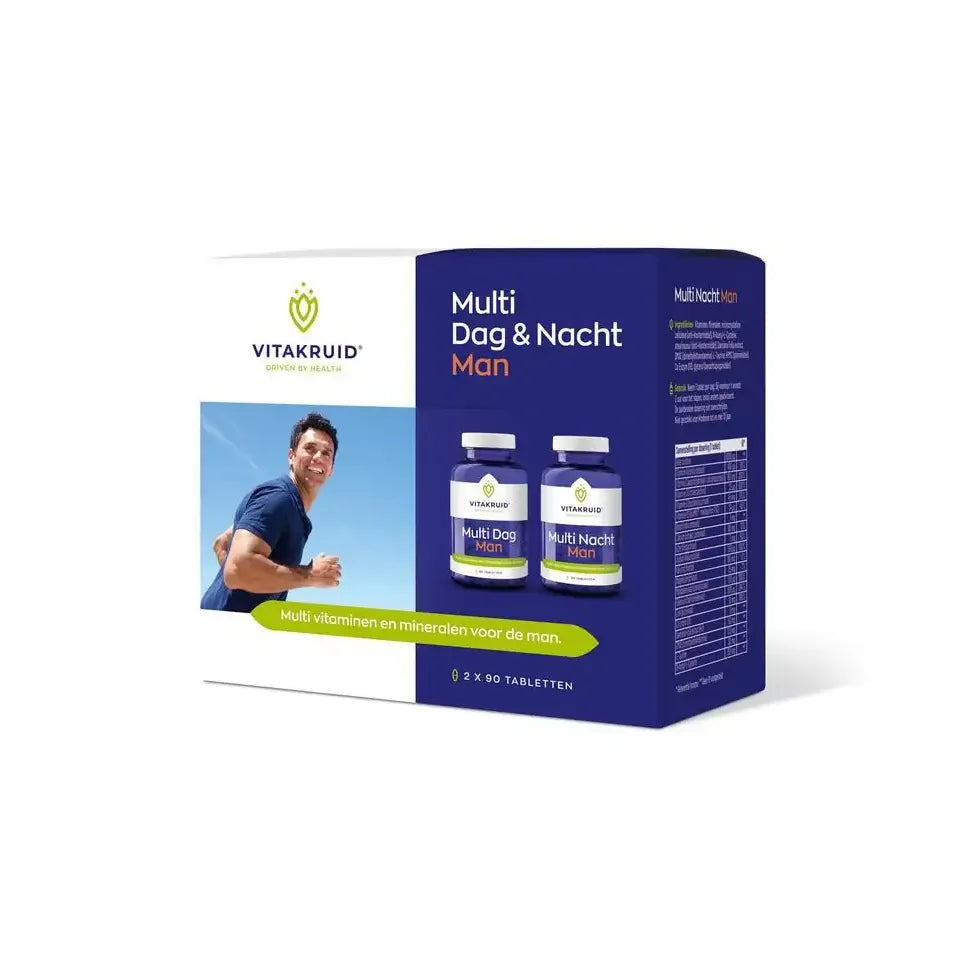 Vitakruid Multi dag & nacht Man 2 x 90 180 tabletten