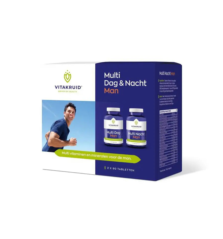 Vitakruid Multi dag & nacht Man 2 x 90 180 tabletten