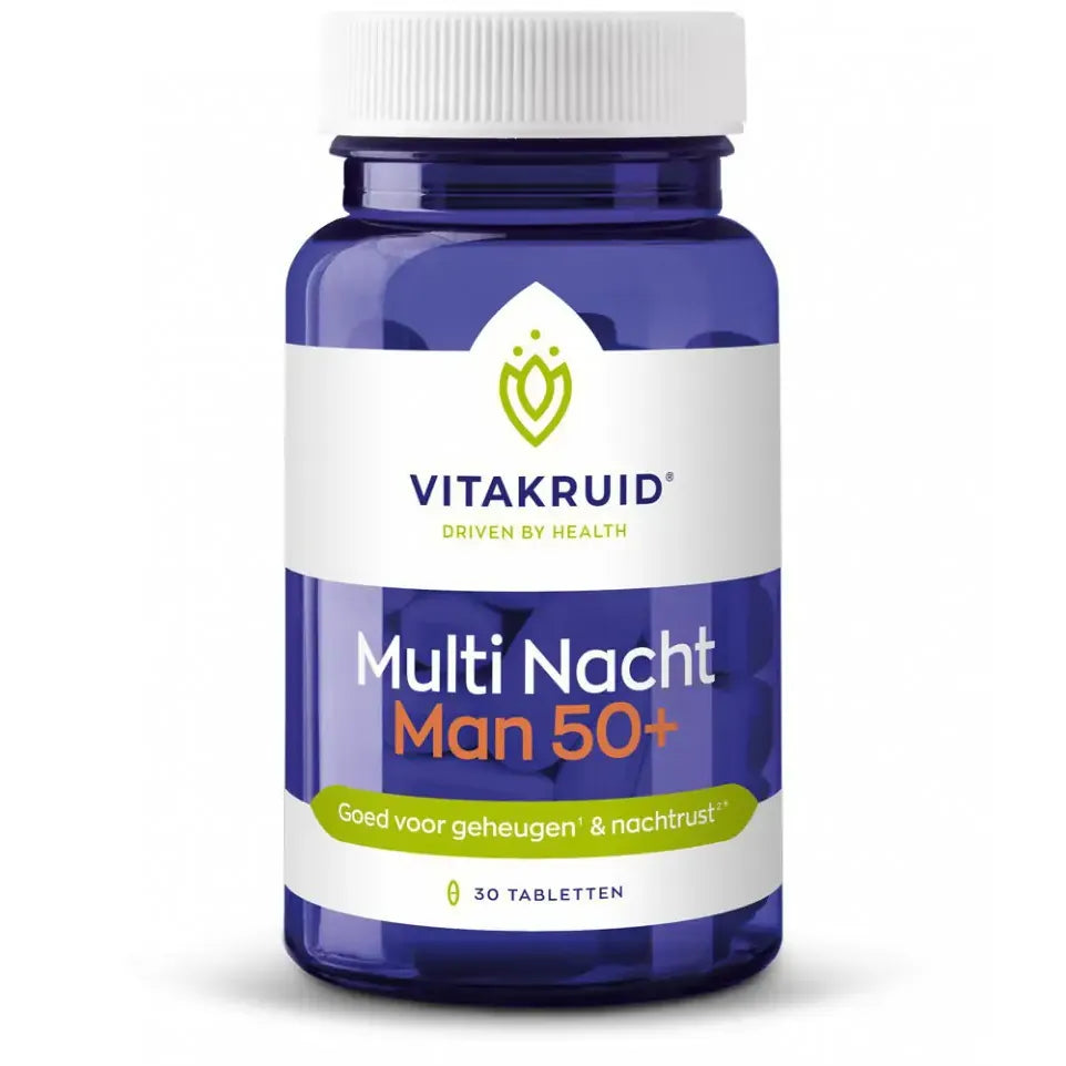 Vitakruid Multi dag & nacht man 50+ 2 x 30 60 tabletten (afbeelding 3)