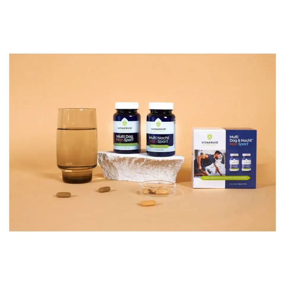 Vitakruid Multi dag & nacht man sport 2 x 30 60 tabletten (afbeelding 10)
