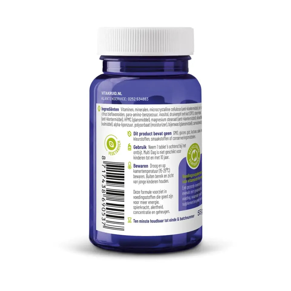 Vitakruid Multi Dag & Nacht Regulier 2 x 30 60 tabletten (afbeelding 3)