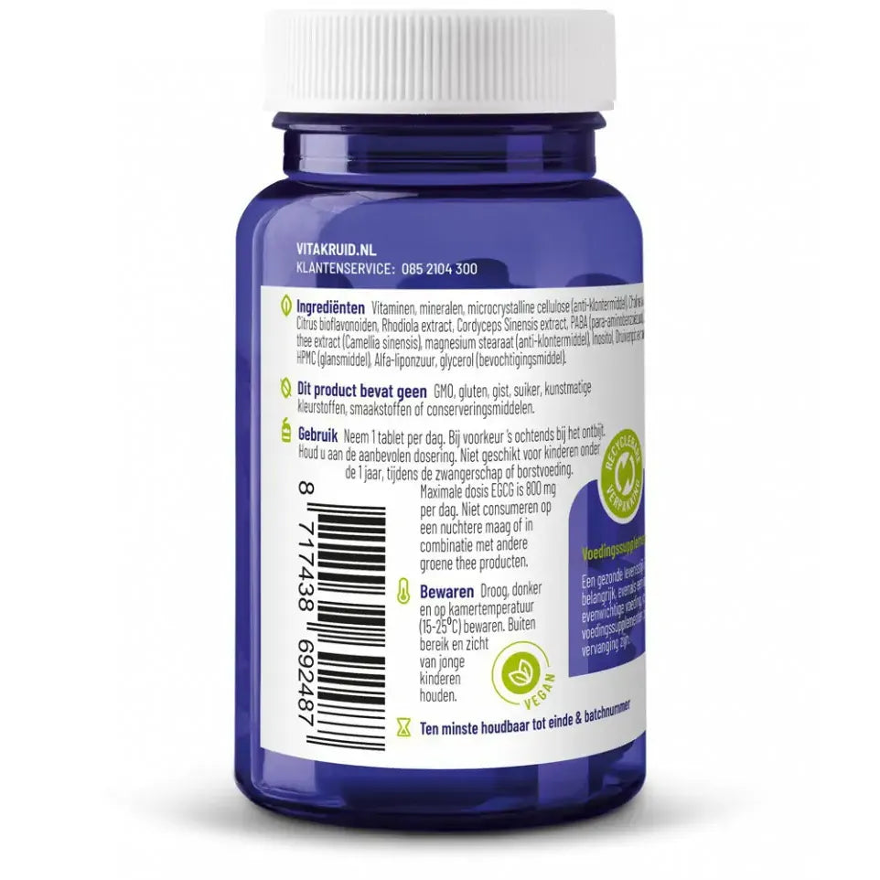 Vitakruid Multi dag & nacht vrouw sport 2 x 30 60 tabletten (afbeelding 3)