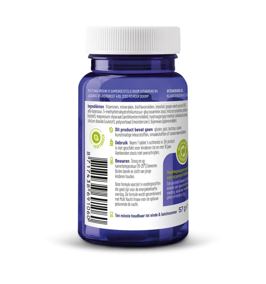 Vitakruid Multi dag vrouw 30 tabletten (afbeelding 2)