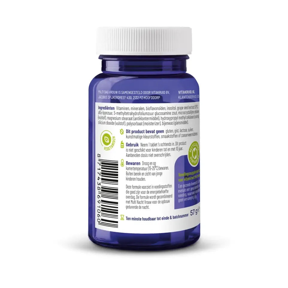 Vitakruid Multi dag vrouw 30 tabletten (afbeelding 2)