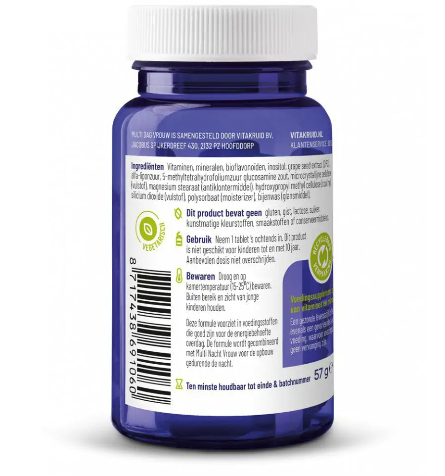 Vitakruid Multi dag vrouw 50+ 30 tabletten (afbeelding 2)