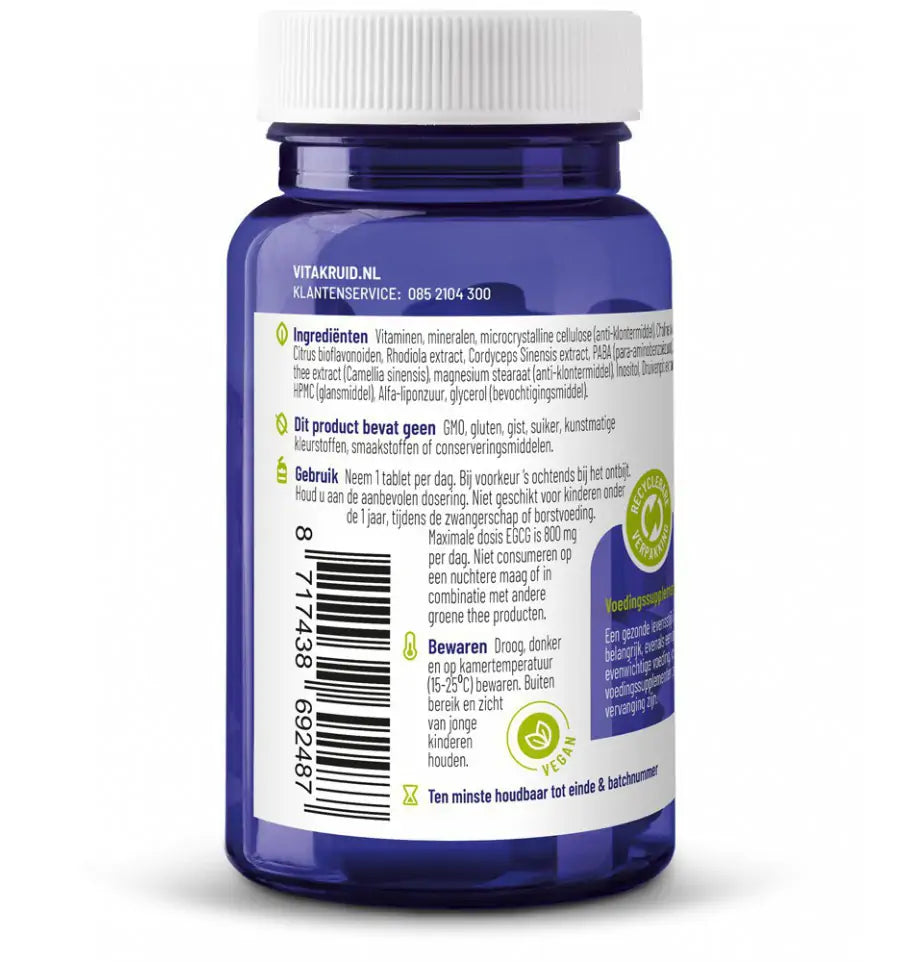 Vitakruid Multi dag vrouw sport 30 tabletten (afbeelding 2)