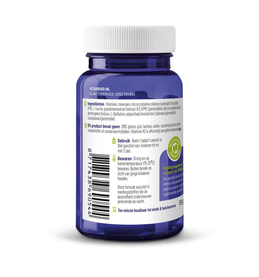 Vitakruid Multi nacht 30 tabletten (afbeelding 2)