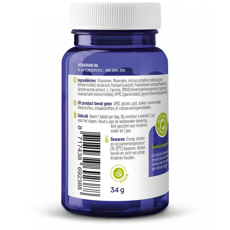 Vitakruid Multi nacht man sport 30 tabletten (afbeelding 2)