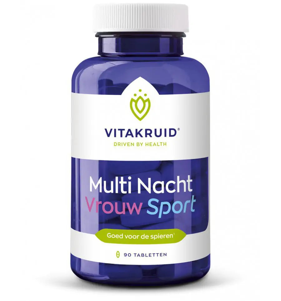 Vitakruid Multi nacht vrouw sport 90 tabletten