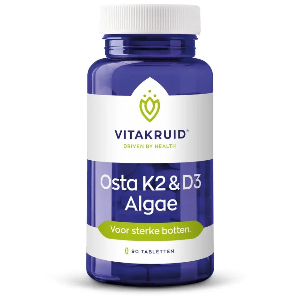 Vitakruid Osta K2 & D3 algae 90 tabletten
