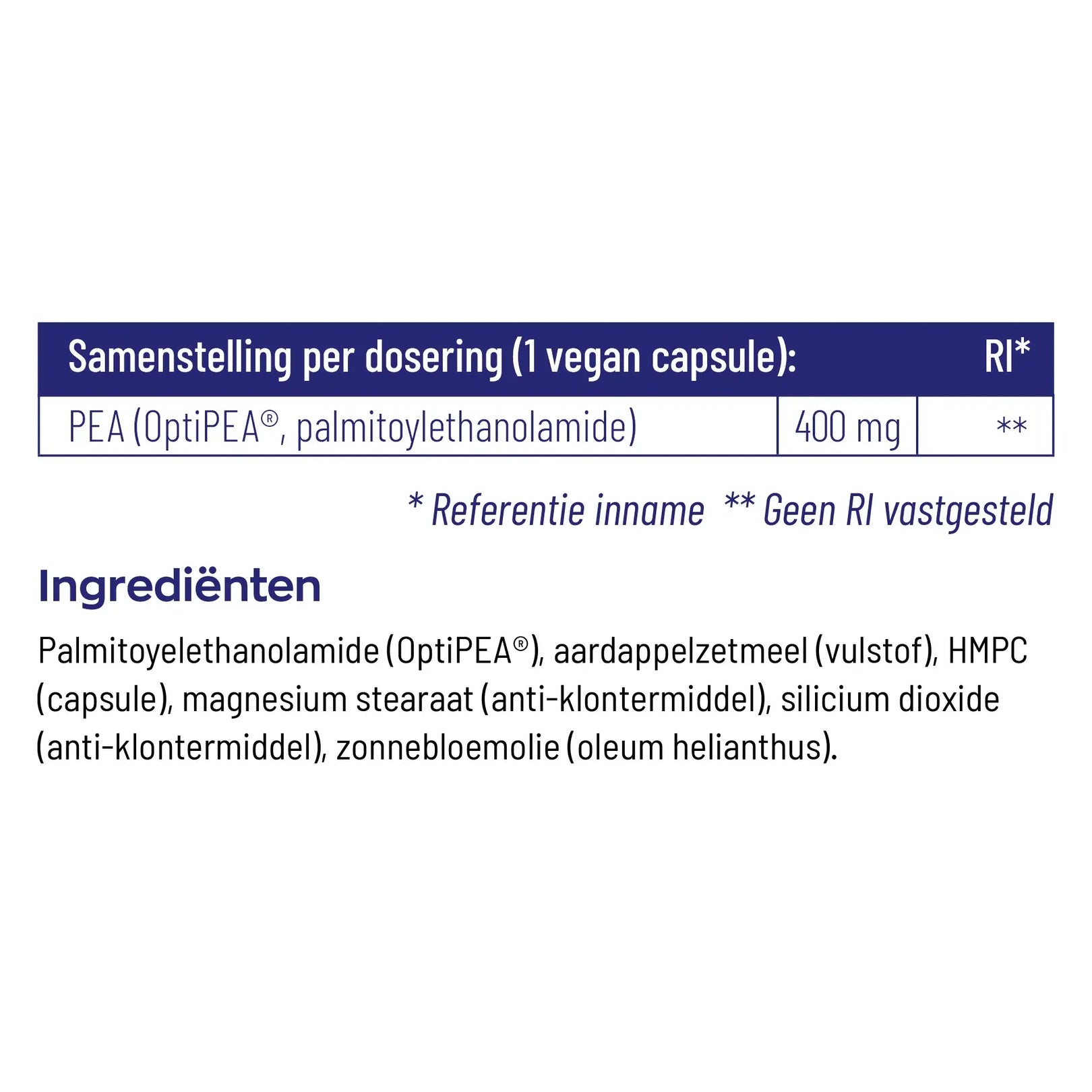 Vitakruid Pea Puur 400 60 vcaps
