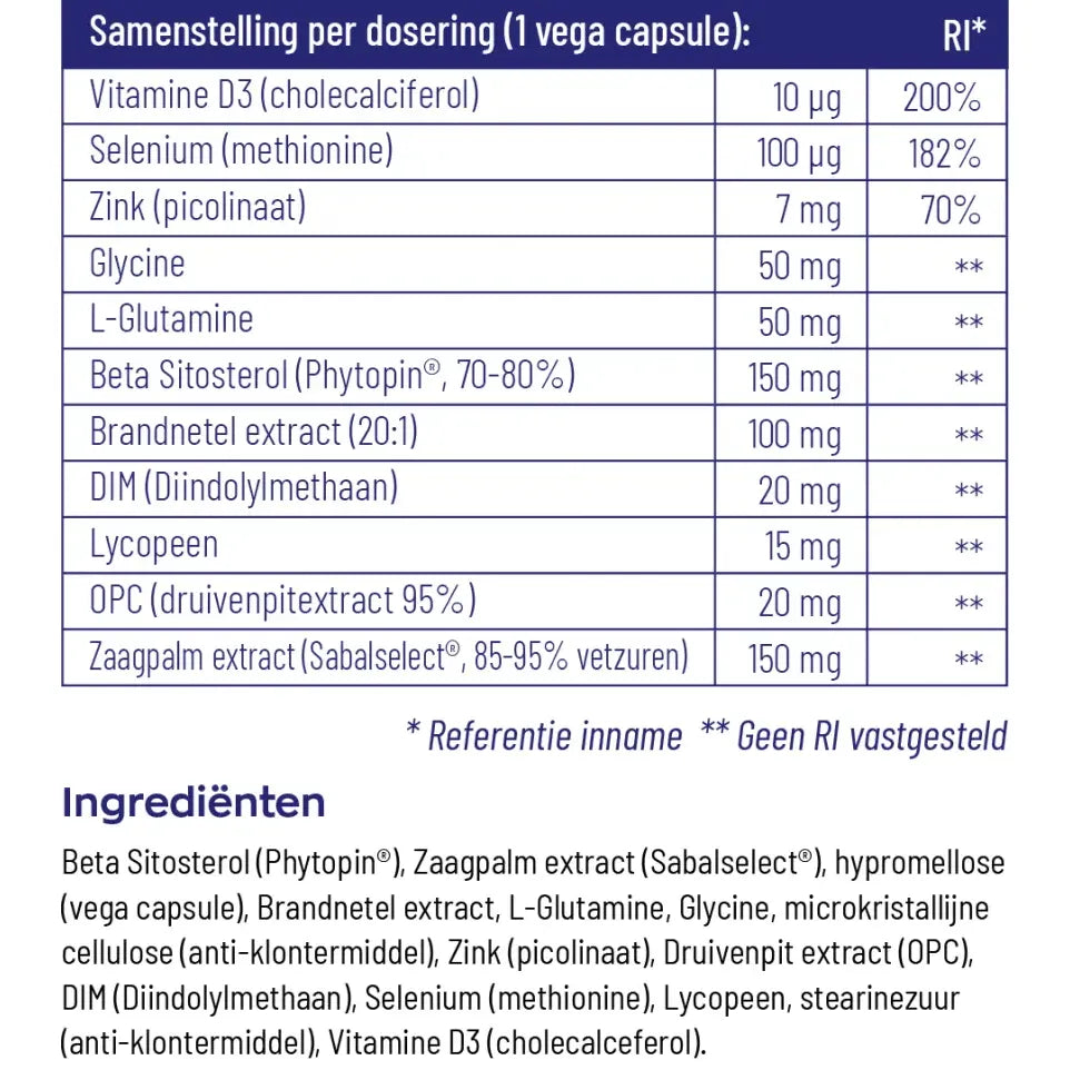 Vitakruid Prostaatformule 60 vcaps