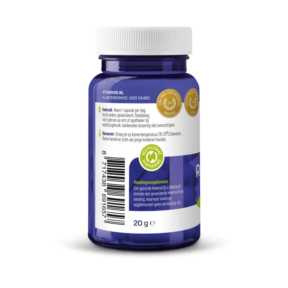 Vitakruid Resveratrol 200 mg met bioperine 60 vcaps