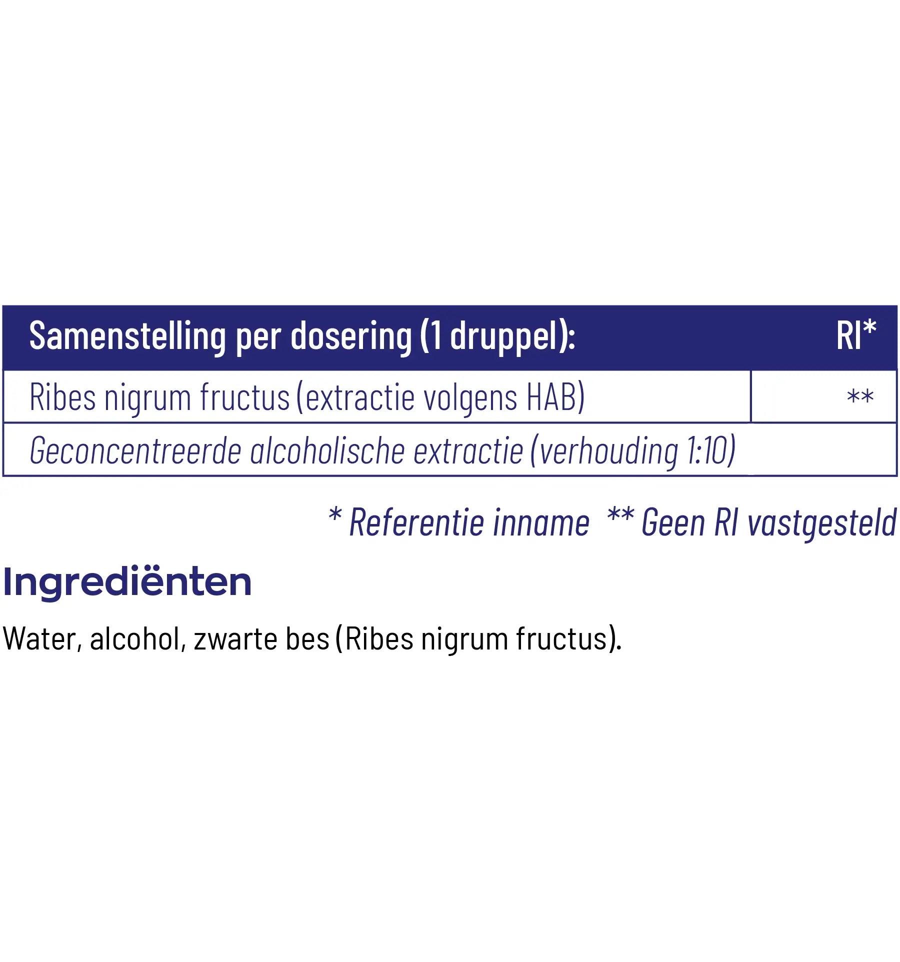 Vitakruid Ribes Nigrum tinctuur 50 ml (afbeelding 4)