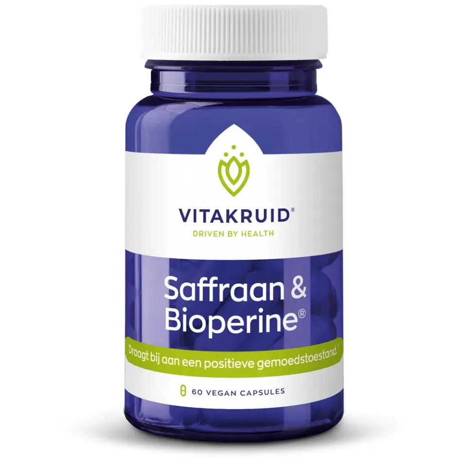 Vitakruid Saffraan & Bioperine 60 vcaps
