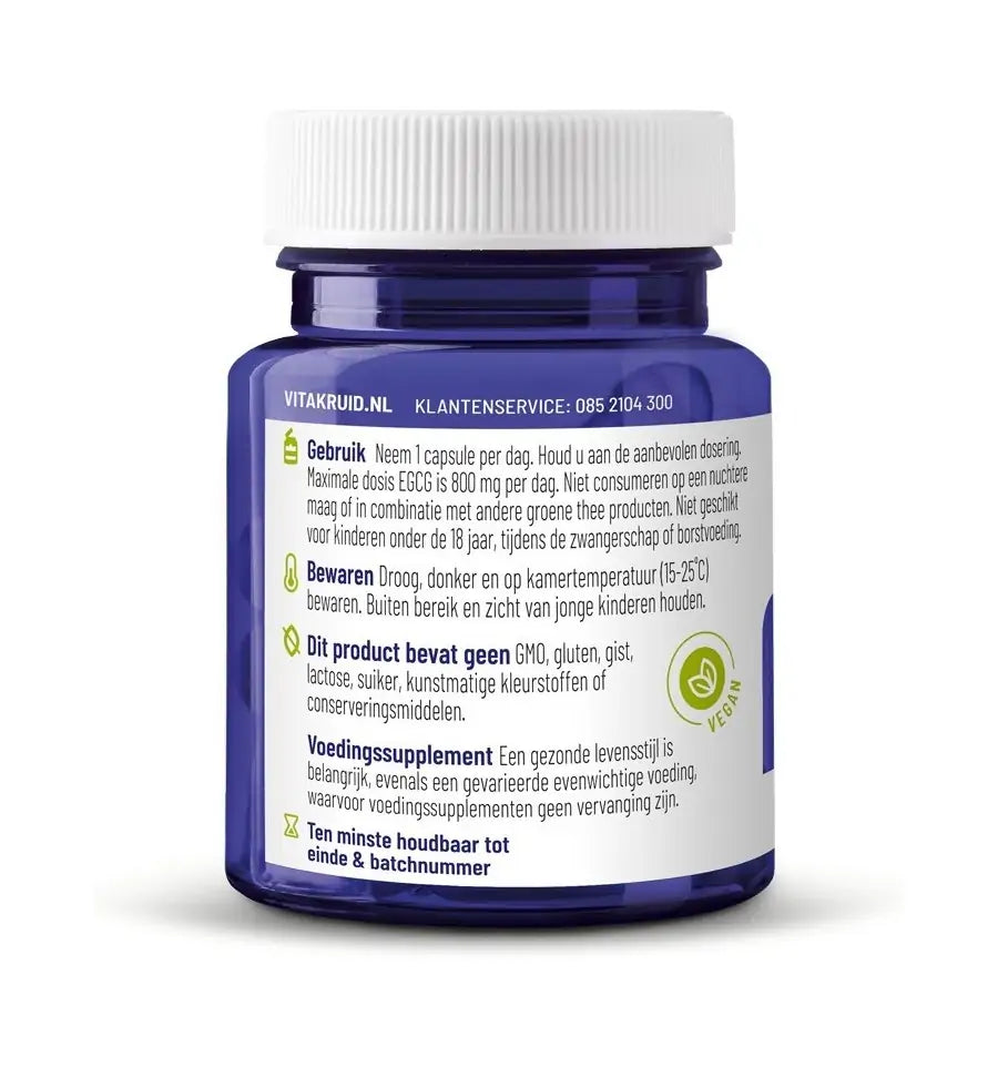 Vitakruid Saffraan & L-Theanine 30 vcaps (afbeelding 3)