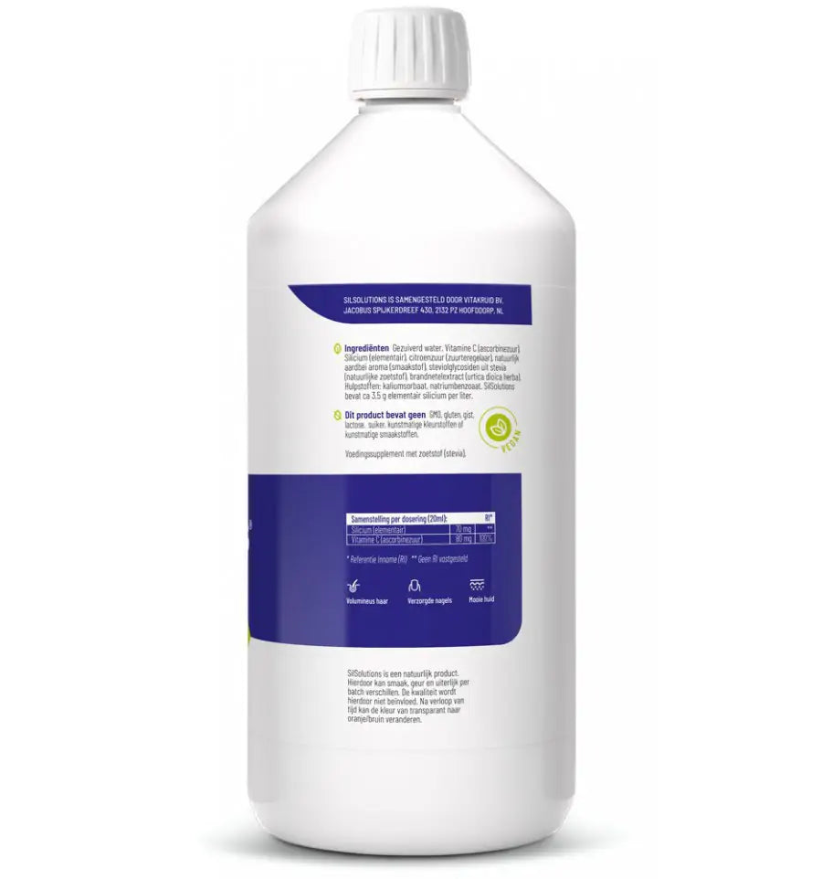 Vitakruid Silsolutions Aardbei 1 liter (afbeelding 3)
