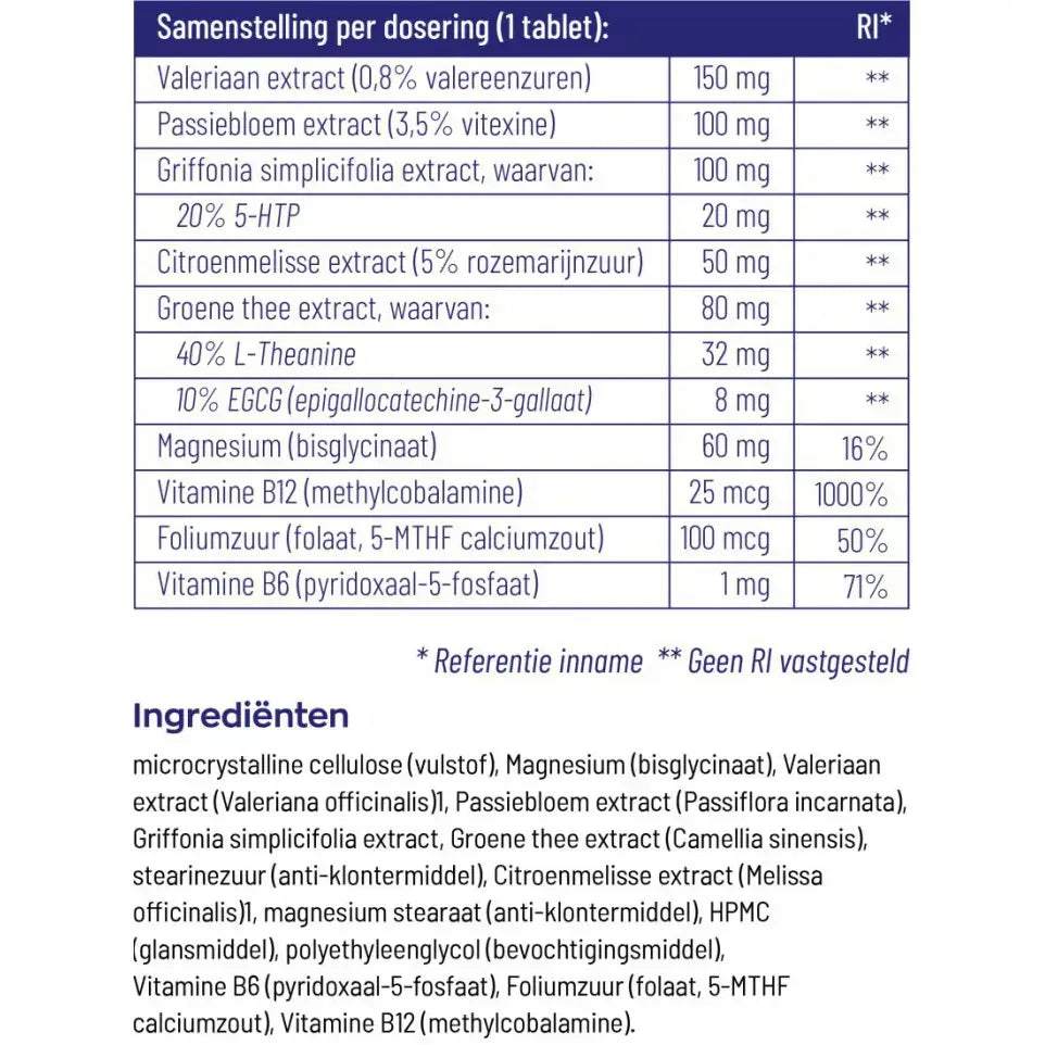 Vitakruid Slaapcomplex 90 tabletten